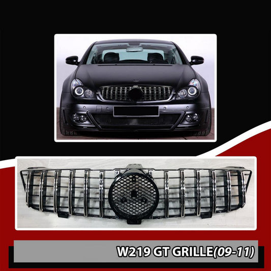 Front Grille (2008-2010, GT Panamericana) for Mercedes CLS C219 2004-2010 - image 2