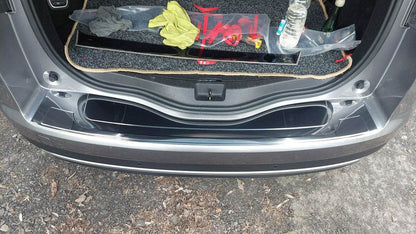 Rear bumper cover Carmos (Grand, stainless) for Renault Scenic/Grand 2016-2025 - Reelken Auto