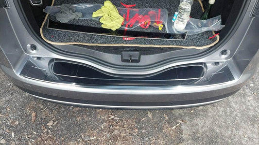 Rear bumper cover Carmos (Grand, stainless) for Renault Scenic/Grand 2016-2025 - Reelken Auto