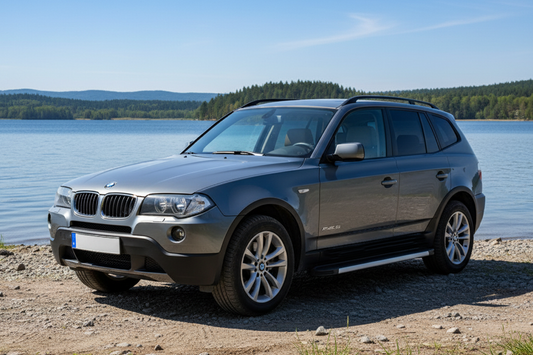 Side Steps Maya V1 (2 pcs, Aluminum) for BMW X3 E-83 2003-2010 - image 1