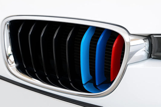 Kidney Grille 8-Slat (3 pcs) for BMW 3 Series F-30/31/34 2012-2019 - image 1