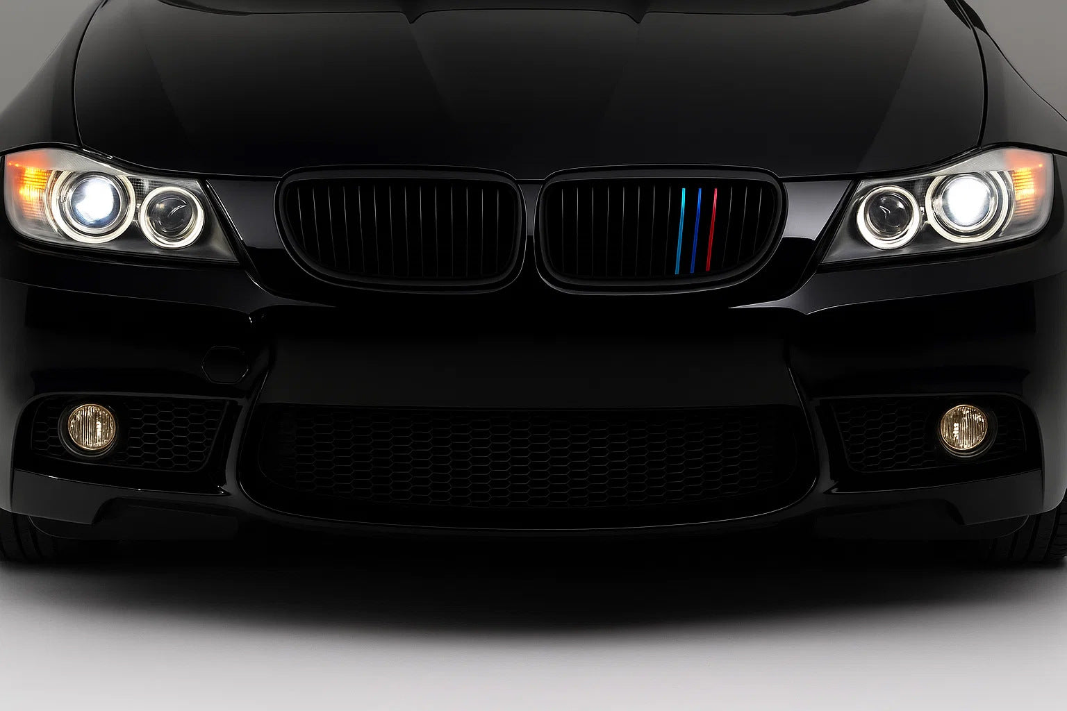 Kidney Grilles for E90 (3 pcs) for BMW 3 Series E-90/91/92/93 2005-2011 - image 1