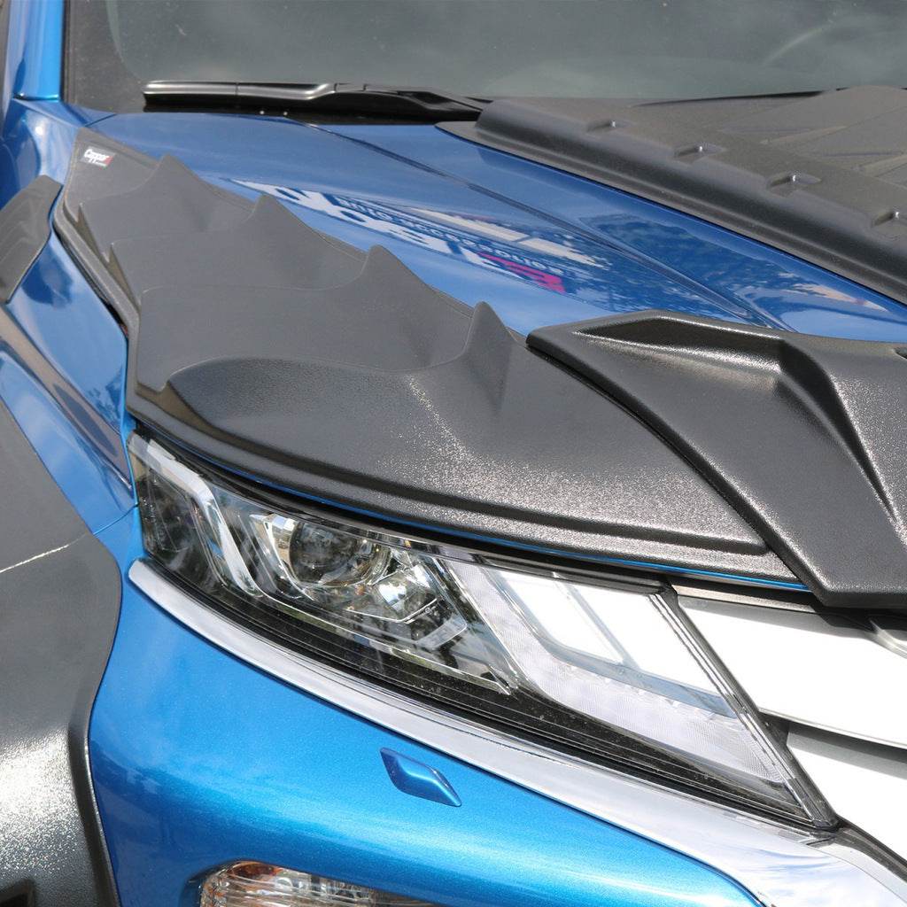Set of lining for the hood DRAGON (2019+, 3 pcs) for Mitsubishi L200 2015-2024 - Reelken Auto