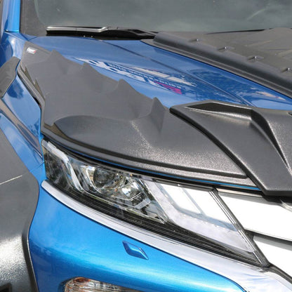 Set of lining for the hood DRAGON (2019+, 3 pcs) for Mitsubishi L200 2015-2024 - Reelken Auto