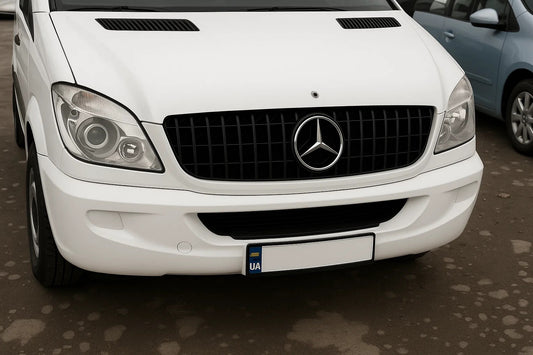 Front grille GT Panamericana Black (2006-2013) for Mercedes Sprinter W906 2006-2018 - image 1