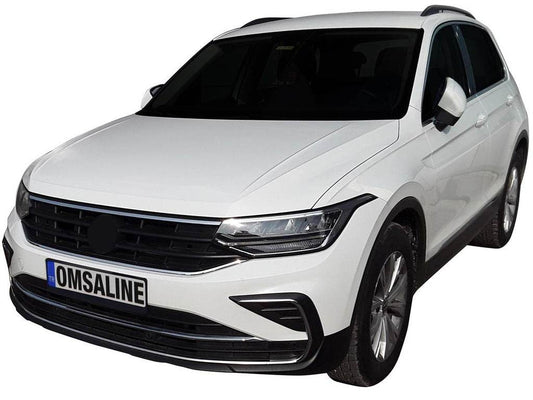 Covers for fog lights 2020+ (4 pcs., stainless steel) for Volkswagen Tiguan 2016-2023 - Reelken Auto