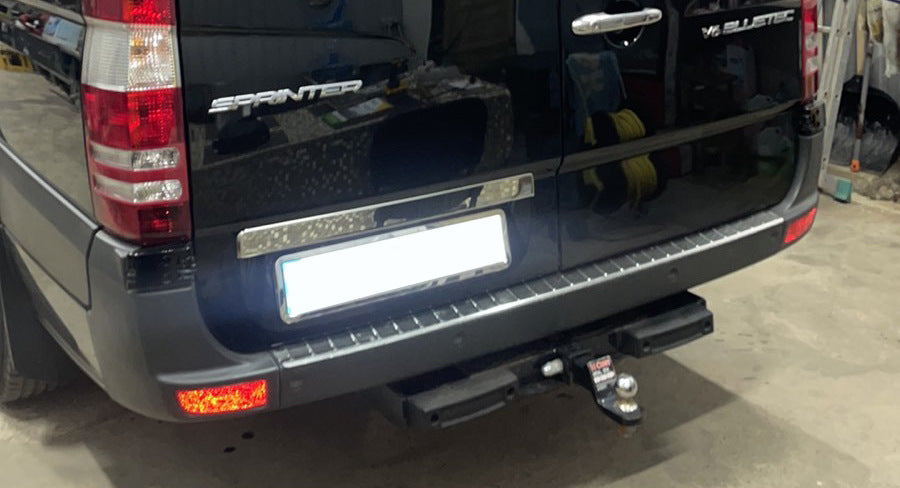 Stainless steel trim above license plate for Mercedes Sprinter W906 2006-2018 - image 5