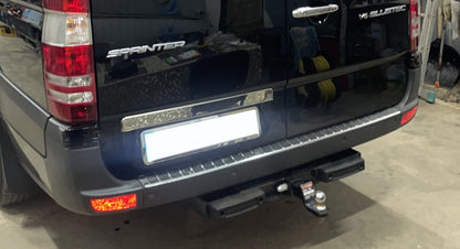 Stainless steel trim above license plate for Mercedes Sprinter W906 2006-2018 - image 5