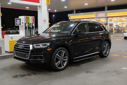 Side Steps Bosphorus Black (2 pcs, Aluminum) for Audi Q5 2017-2025 - image 1