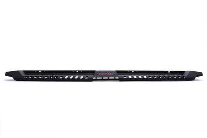 Side sills Dakar V2 without LED (2 pcs., metal) for Isuzu D-Max 2011-2019 - Reelken Auto