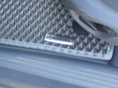 Mercedes Aluminum Badge for Floor Mats (1 pc) for Mercedes - image 6