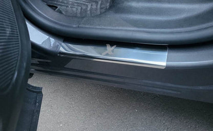Threshold pads (4 pcs., stainless steel) for Opel Grandland X - Reelken Auto