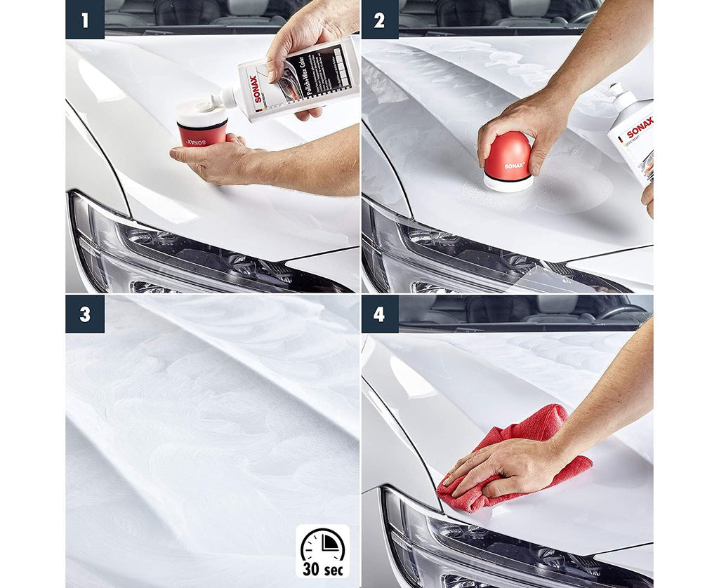 Sonax NanoPro Color Polish with Wax White 500ml - image 4