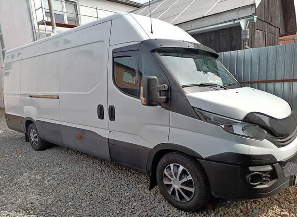 Windshield Sun Visor V2 (black gloss, 5mm) for Iveco Daily 2014- - image 7