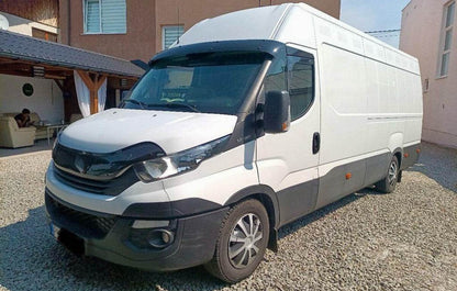 Windshield visor V2 (black gloss, 5mm) for Iveco Daily 2014↗ - Reelken Auto