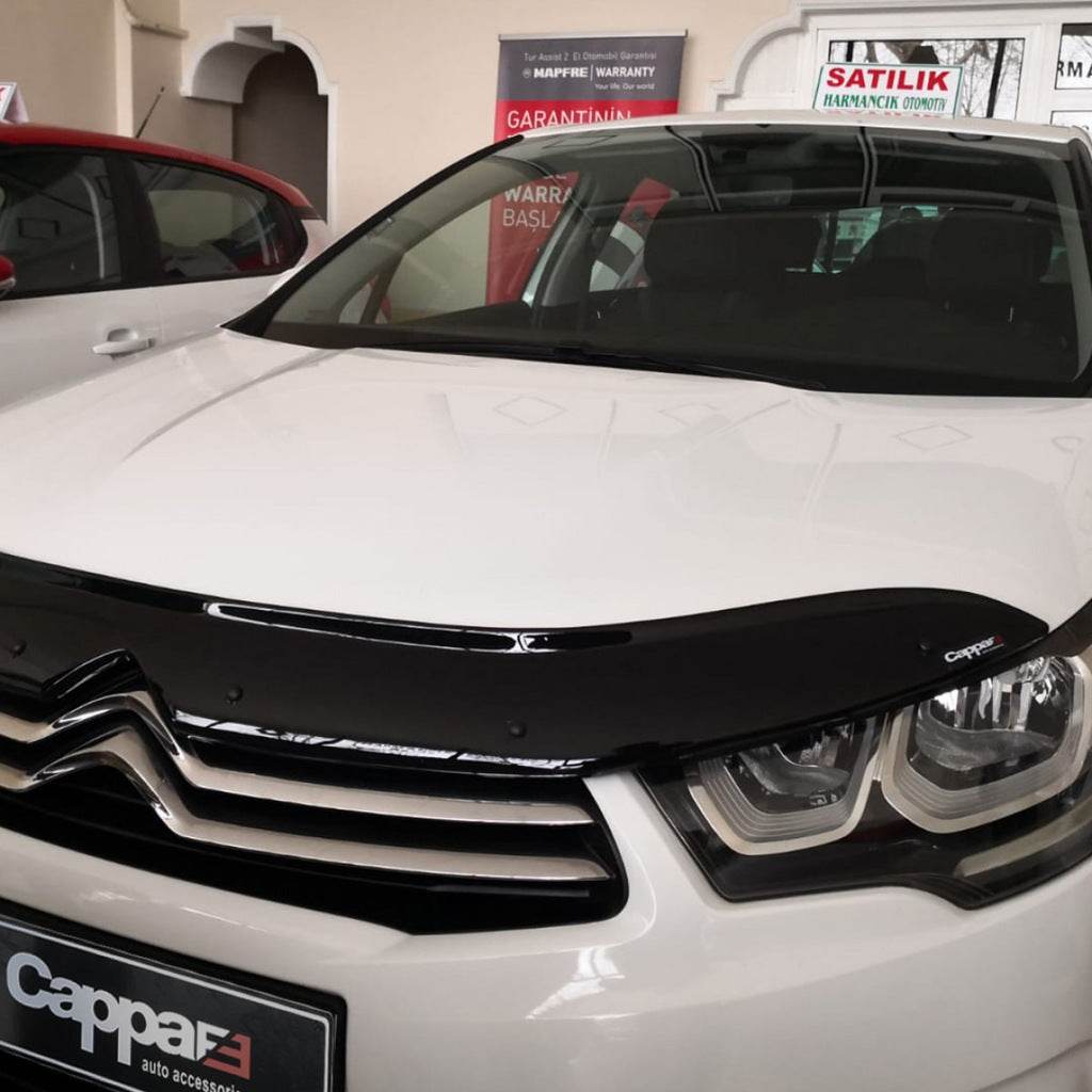 Hood deflector (Eurocap) for Citroen C-4 2010-2018 - Reelken Auto