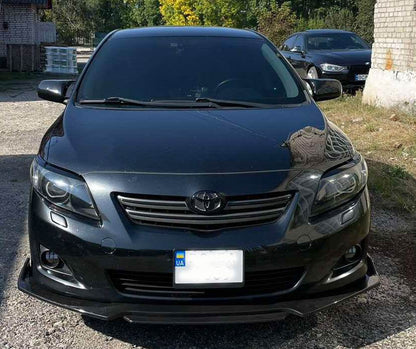 Pad on the front bumper (paintable) for Toyota Corolla 2007-2013 - Reelken Auto