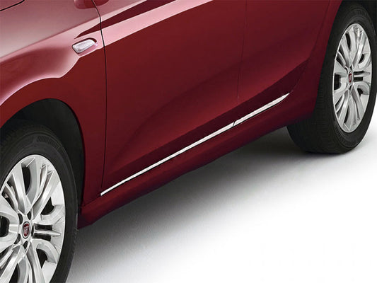 Door molding (4 pieces, stainless steel) for Fiat Tipo 2016↗ year - image 1