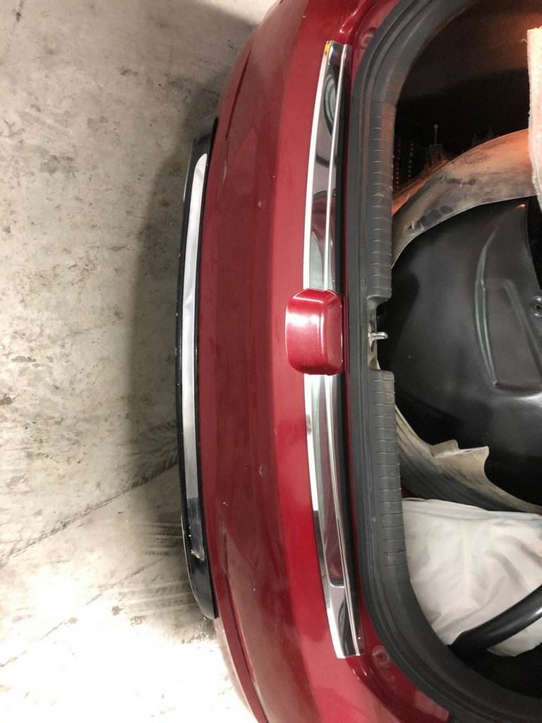 The trim on the rear bumper Carmos (Active, 2, stainless steel) for Hyundai I-20 2014-2020 - Reelken Auto