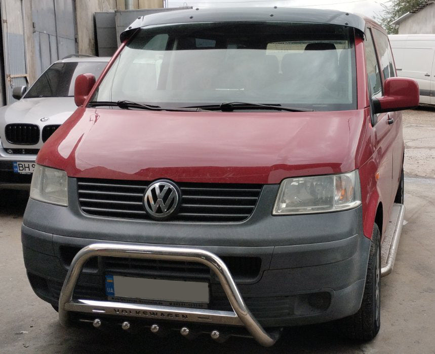 The WT003 bumper guard (stainless) for Volkswagen T5 Transporter 2003-2010 - image 7