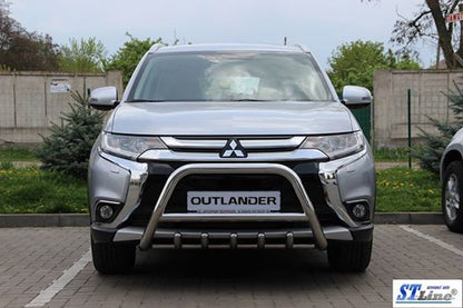 Bull Bar WT003 (Stainless Steel) for Mitsubishi Outlander 2012-2021 - image 3