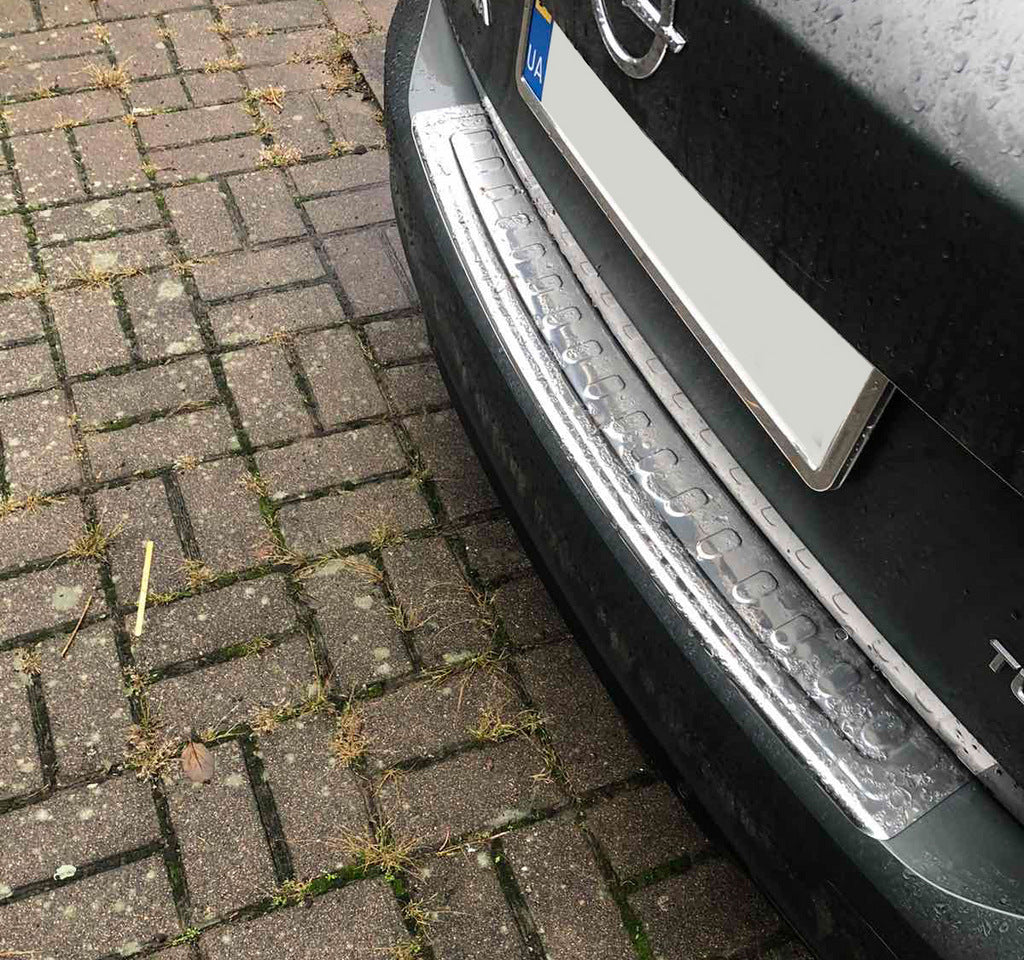 Rear bumper protector Carmos (SportTourer, stainless steel) for Opel Insignia 2017-2022 - image 2