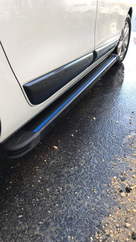 Lateral platforms Maya Blue (2 pieces, aluminum) for Opel Vivaro 2019↗ - image 2