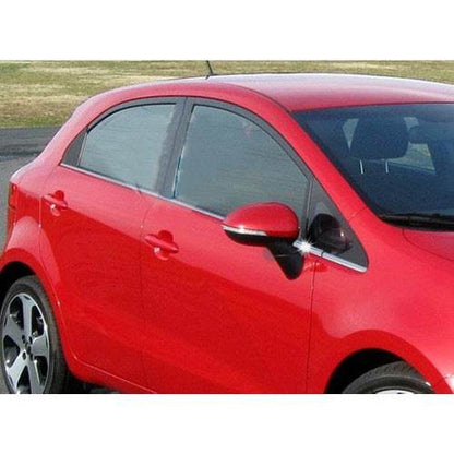 Window edging (stainless) for Kia Rio 2012-2017 - Reelken Auto