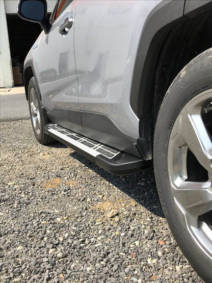 Sunrise side pad (2 pieces, aluminum) for Toyota Rav 4 2019- - Reelken Auto