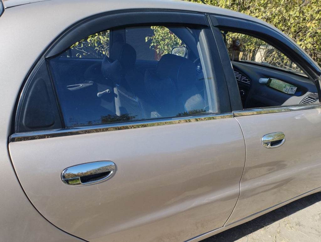Outlining windows (4 pcs, stainless steel) for Chevrolet Lanos - Reelken Auto