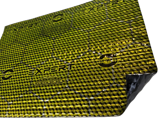 Vibration-absorbing sheet ULTIMATE EXPERT COLD GOLD 2.1 mm (50x35 cm) - image 1