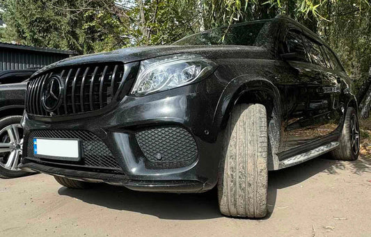 Front Grille GT Panamericana Black (for GLS) for Mercedes GL/GLS сlass X166 2012-2019 - image 2