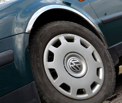 Fender flares (4 pcs, stainless steel) for Volkswagen Passat B5 1997-2005 - image 1