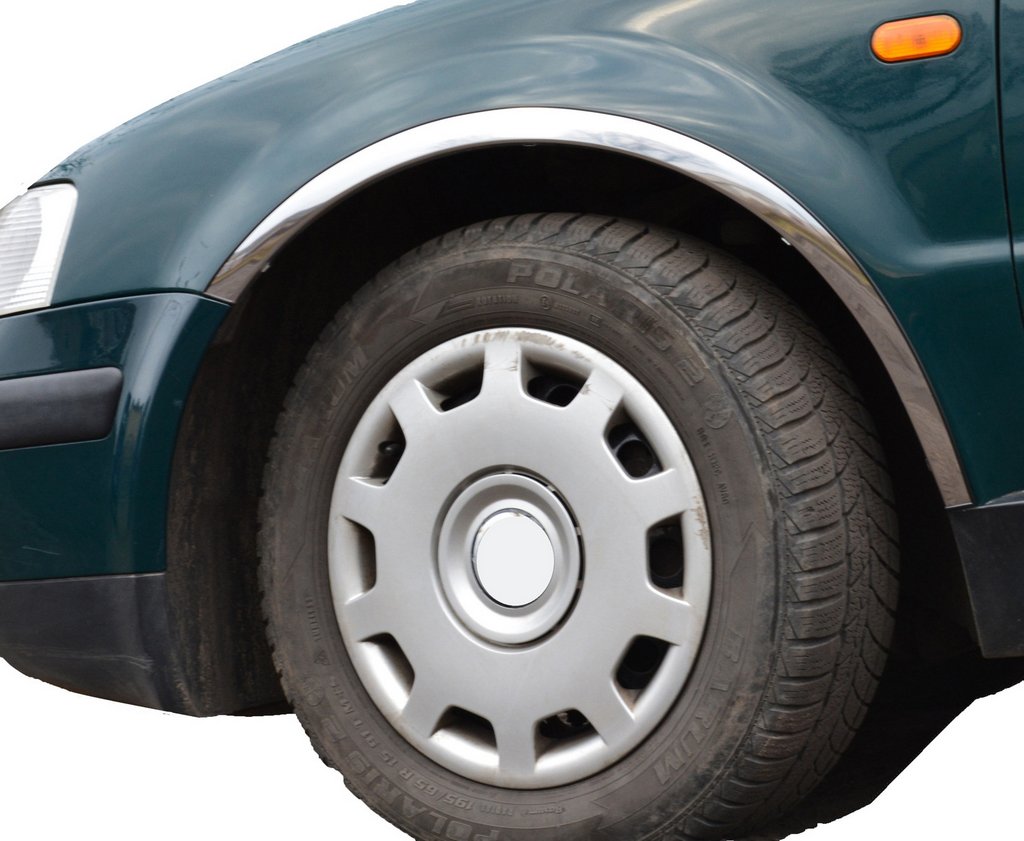 Fender flares (4 pcs, stainless steel) for Volkswagen Passat B5 1997-2005 - image 2