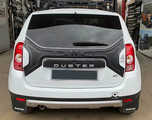 Plastic overlay on the trunk lid for Dacia Duster 2008-2018 - Reelken Auto
