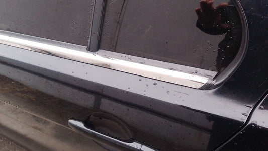 Exterior window trim stainless steel (4 pcs) for Mitsubishi Lancer X 2008- - image 2