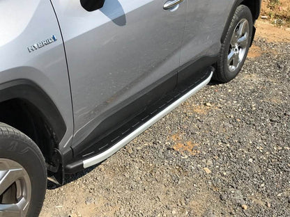 Lateral platforms Fullmond (2 pieces, aluminum) for Toyota Rav 4 2019- - Reelken Auto