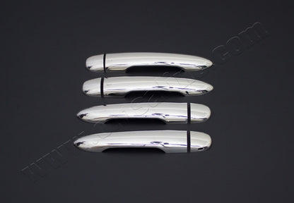 Chrome Door Handle Covers (4 pcs, Stainless Steel) for Renault Megane II 2004-2009 - image 3