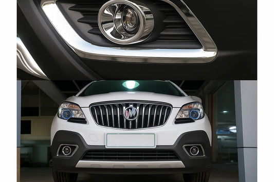 Chrome Fog Light Covers Libao (2 pcs, plastic) for Opel Mokka 2012-2021 - image 2