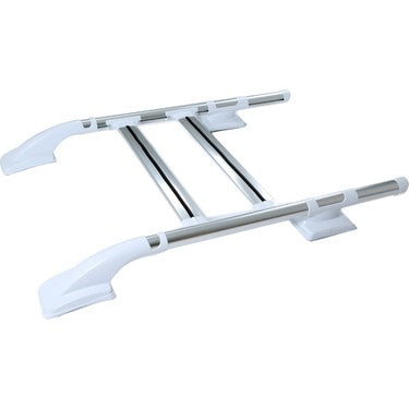Shark Roof Rails White (with Crossbar) for Volkswagen Amarok 2010-2022 - image 1