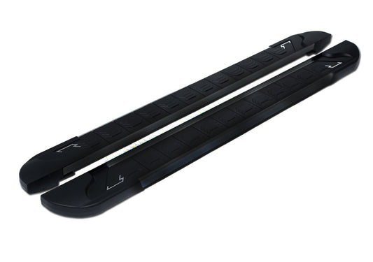 Lateral platforms RedLine Black (2 pieces, aluminum) for Chevrolet Captiva 2006-2019 - image 1