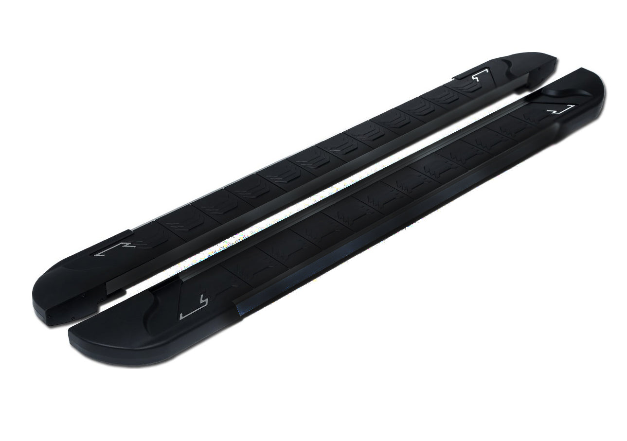 Side Steps RedLine Black (2 pcs, Aluminum) for Renault Kadjar 2015-2022 - image 1