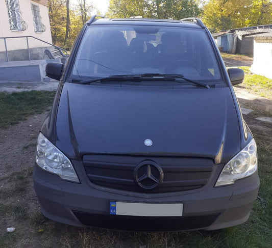 Winter cover on the grille V2 (2010-2015) for Mercedes Vito W639 2004-2014 - image 1