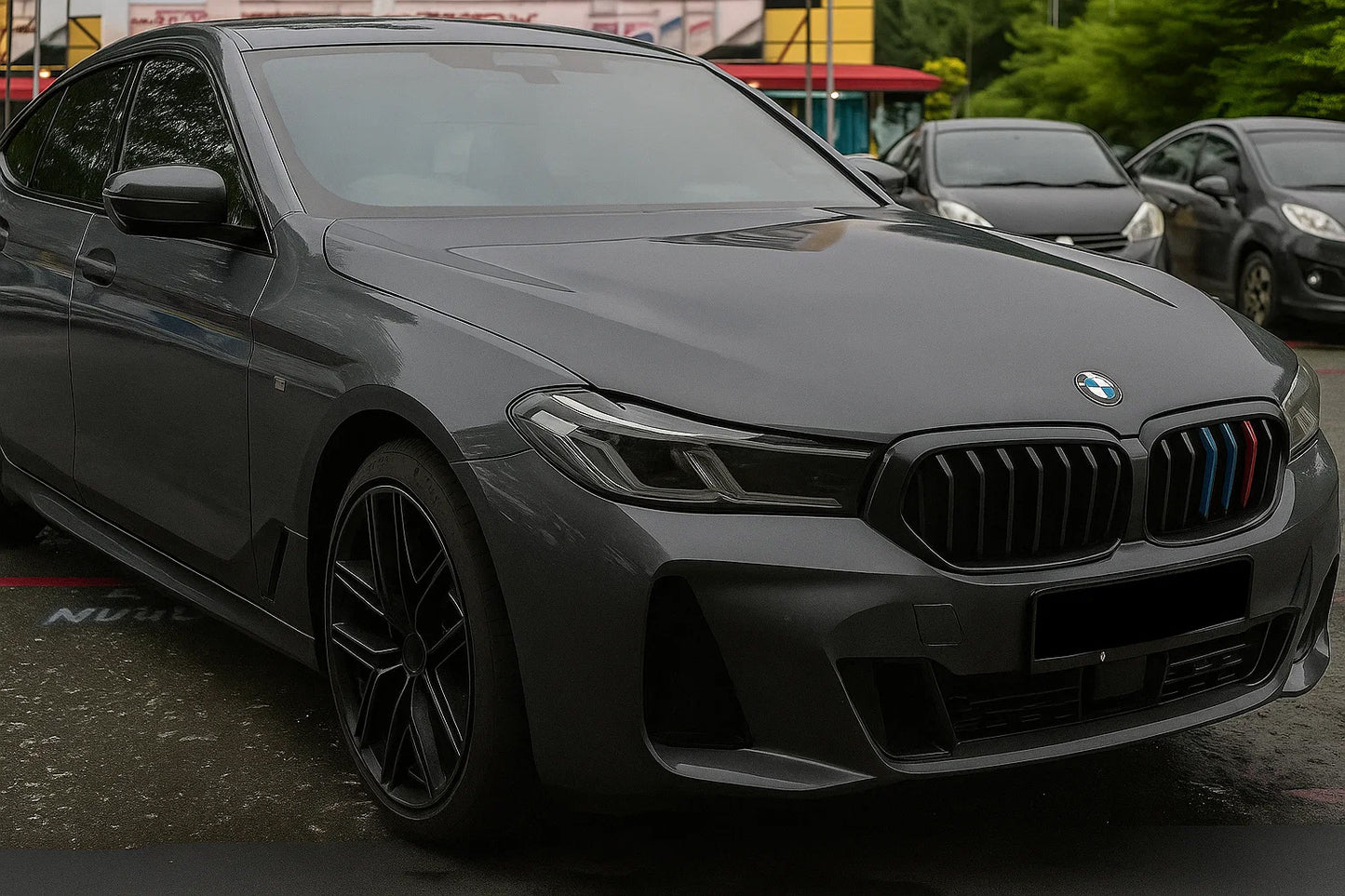 M-Look Kidney Grilles (2020-2023, M-Color) for BMW 6 Series G32 2017- - image 1