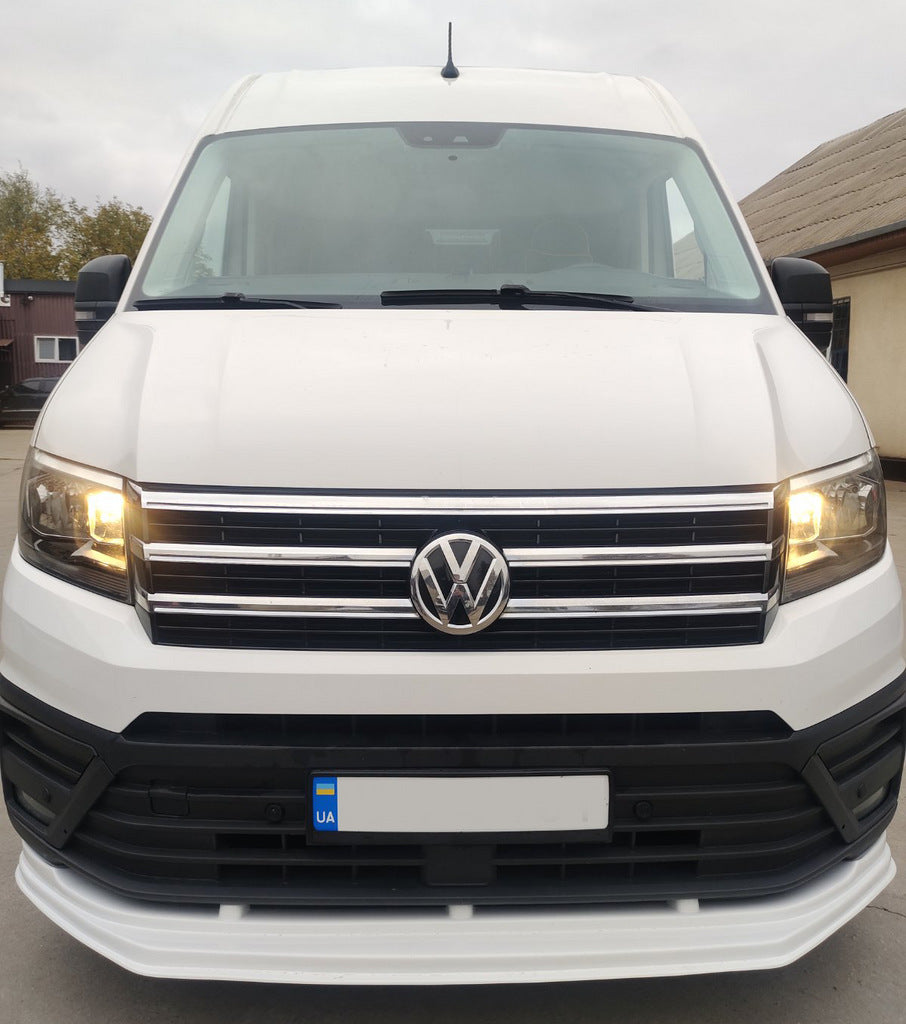 Covers for the grill (4 pcs., stainless steel) for Volkswagen Crafter 2016- - image 1