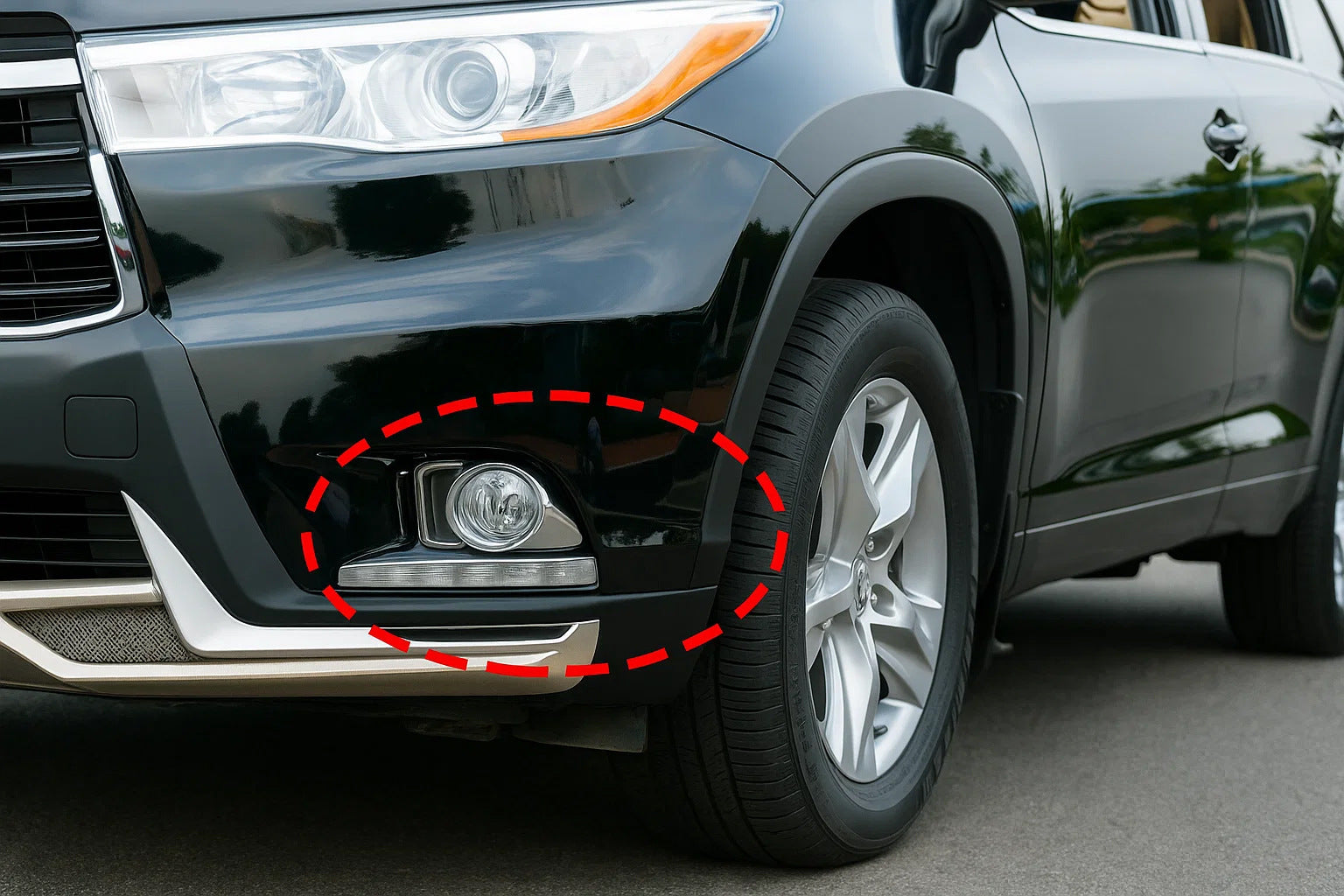 Fog Light Covers Libao (2013-2016 ABS) for Toyota Highlander 2013-2019 - image 1