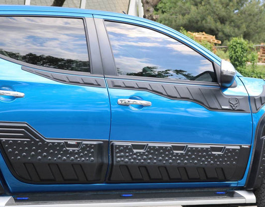 EuroCap door molding (6 pcs., ABS) for Mitsubishi L200 2015-2024 - Reelken Auto