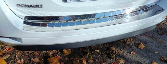 Rear bumper Carmos (stainless) for Dacia Logan MCV 2013-2020 - Reelken Auto