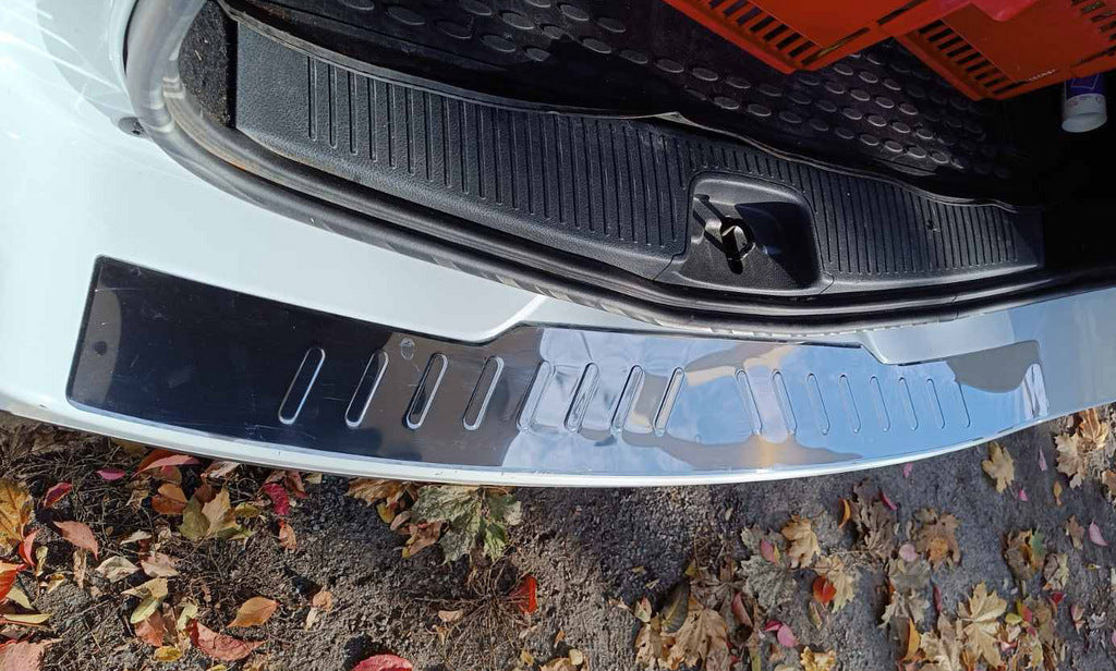 Rear Bumper Protector Carmos Stainless Steel for Renault Logan MCV 2013-2022 - image 1