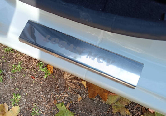 Door Sill Protectors Carmos V1 (4 pcs, Stainless Steel) for Renault Logan MCV 2013-2022 - image 2